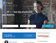 Tablet Screenshot of itjobpro.com